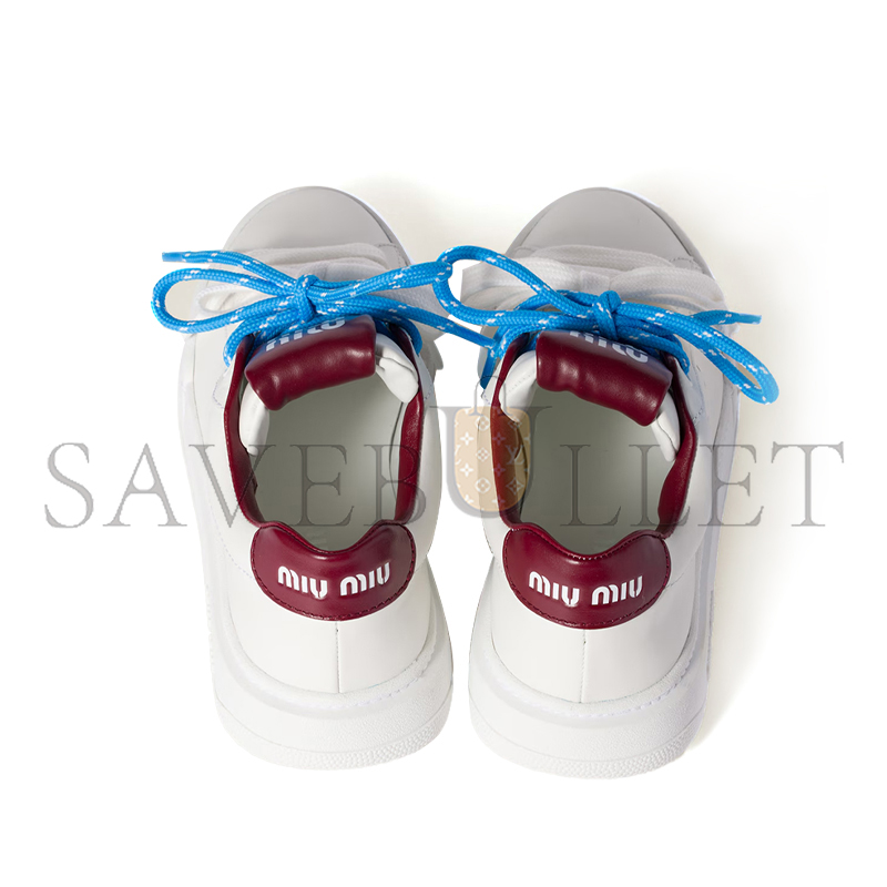 MIUMIU LEATHER SNEAKERS 5E387E MIUMIU LEATHER SNEAKERS 5E387E
